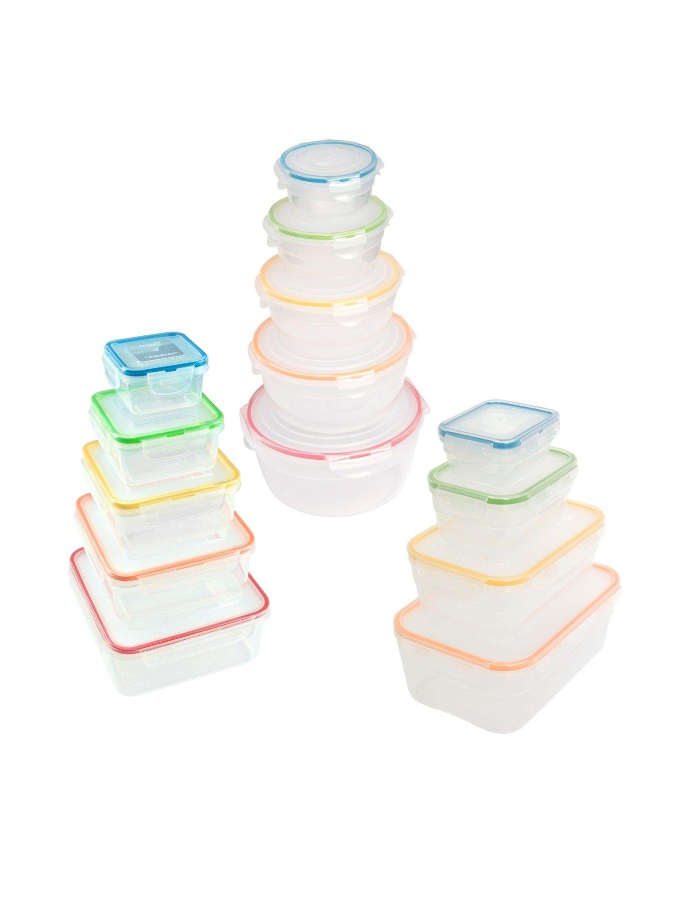 Image 1 of 6 of Lock and Lock Classic 14 Piece Nesting Container Set