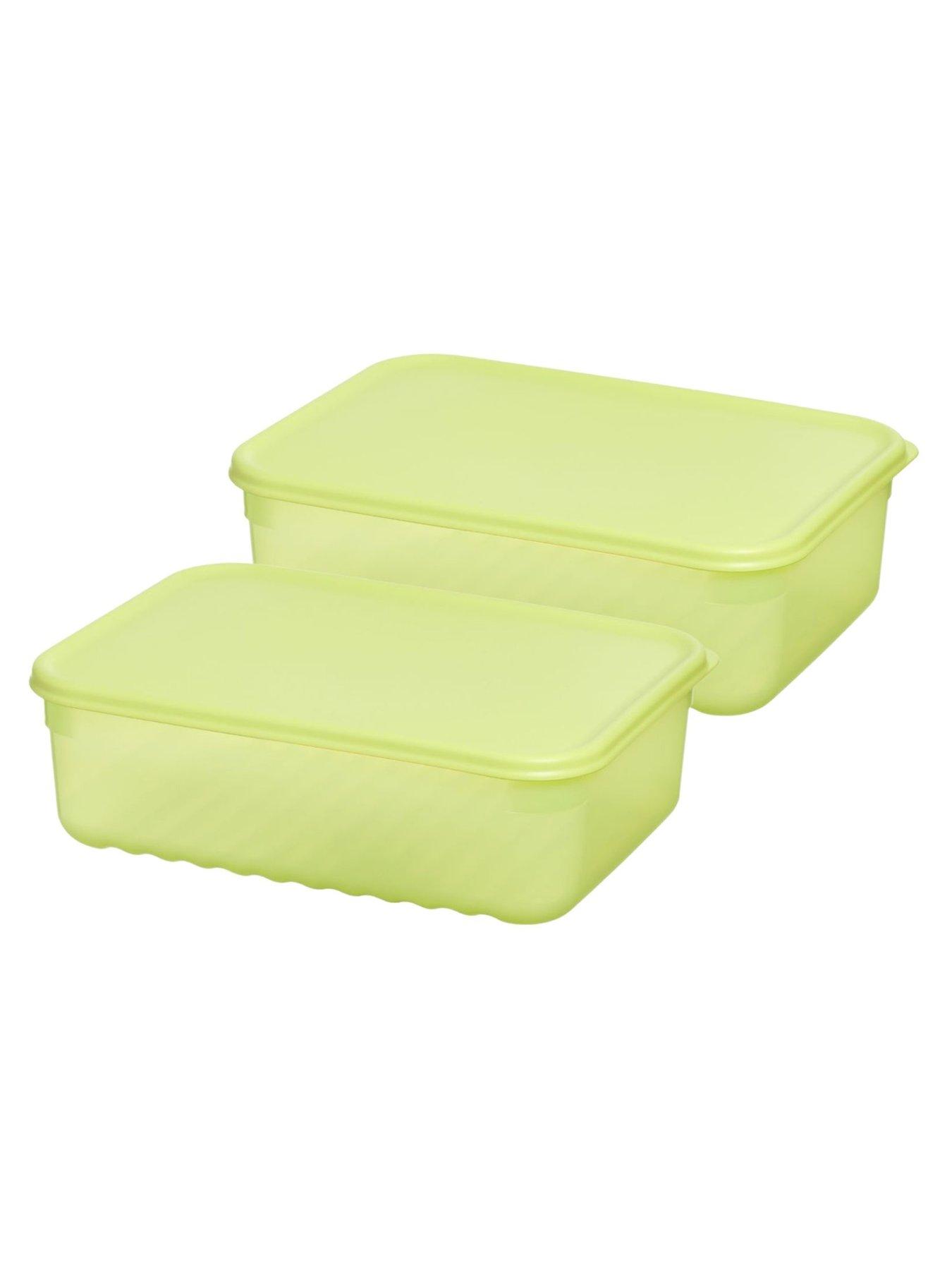 Image 1 of 7 of Lock and Lock Freshfit Rectangular 2pce Set, 2 X 3.2l (hle5600ns2)