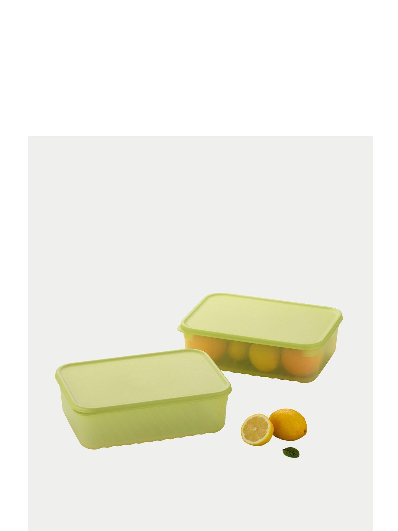 Image 2 of 7 of Lock and Lock Freshfit Rectangular 2pce Set, 2 X 3.2l (hle5600ns2)