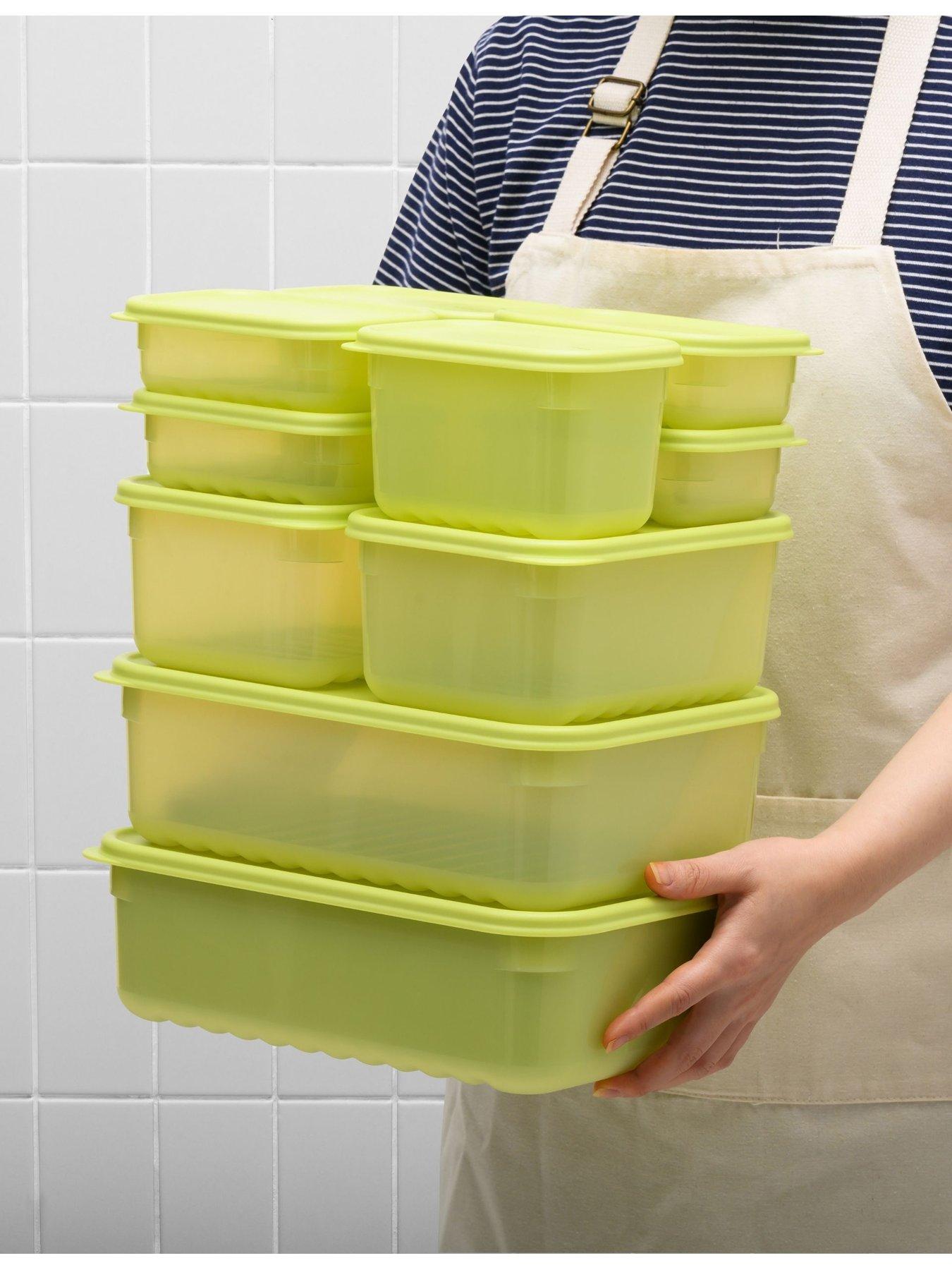 Image 3 of 7 of Lock and Lock Freshfit Rectangular 2pce Set, 2 X 3.2l (hle5600ns2)