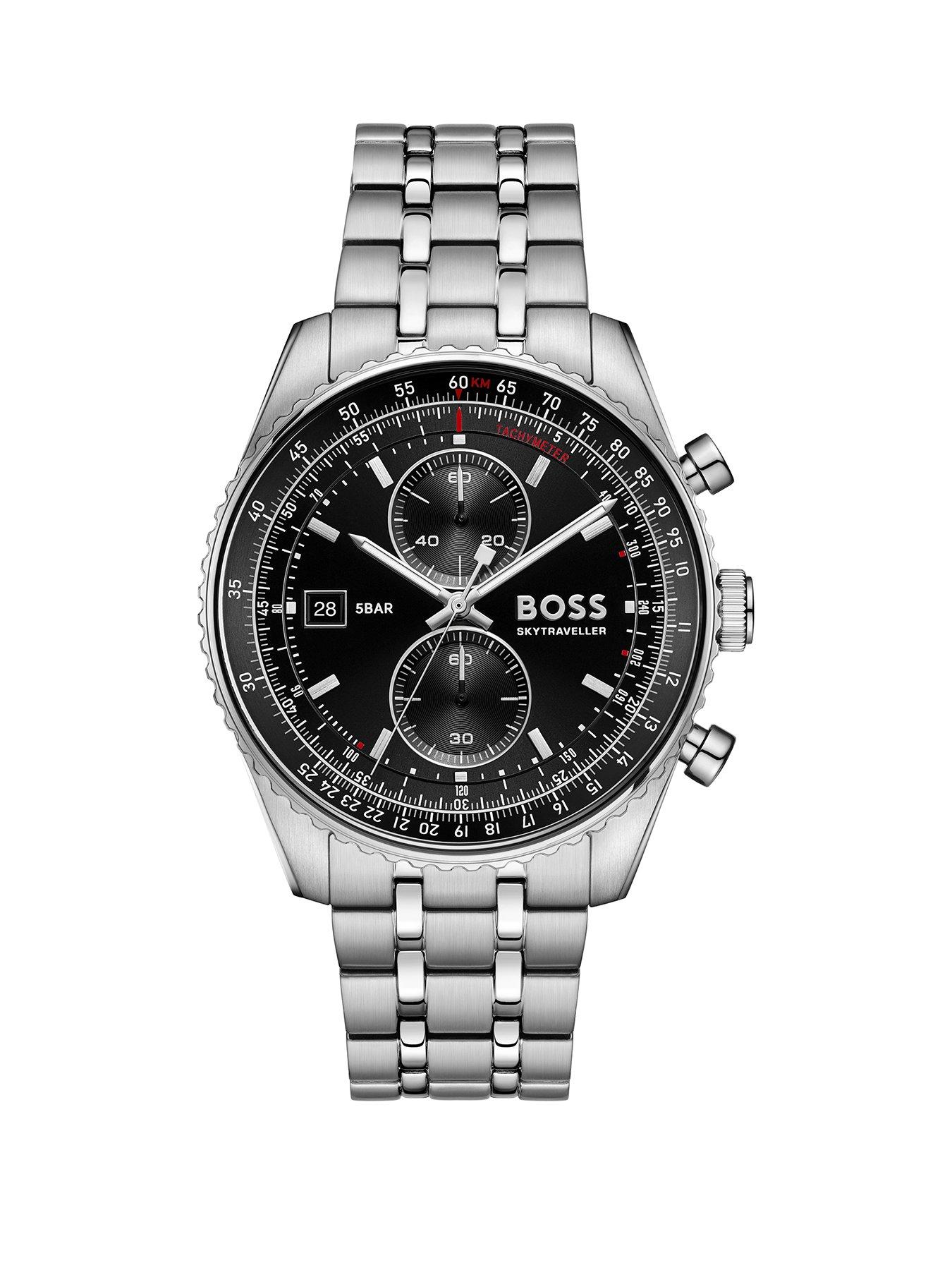BOSS Gents BOSS Skytraveller Pro Stainless Steel Bracelet Watch