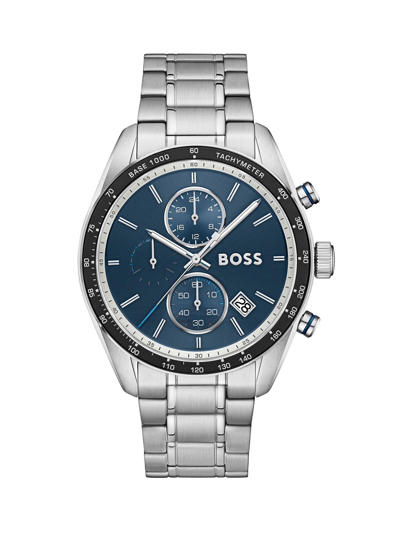 BOSS Gents BOSS Grand Prix Vitesse Stainless Steel Bracelet  Watch