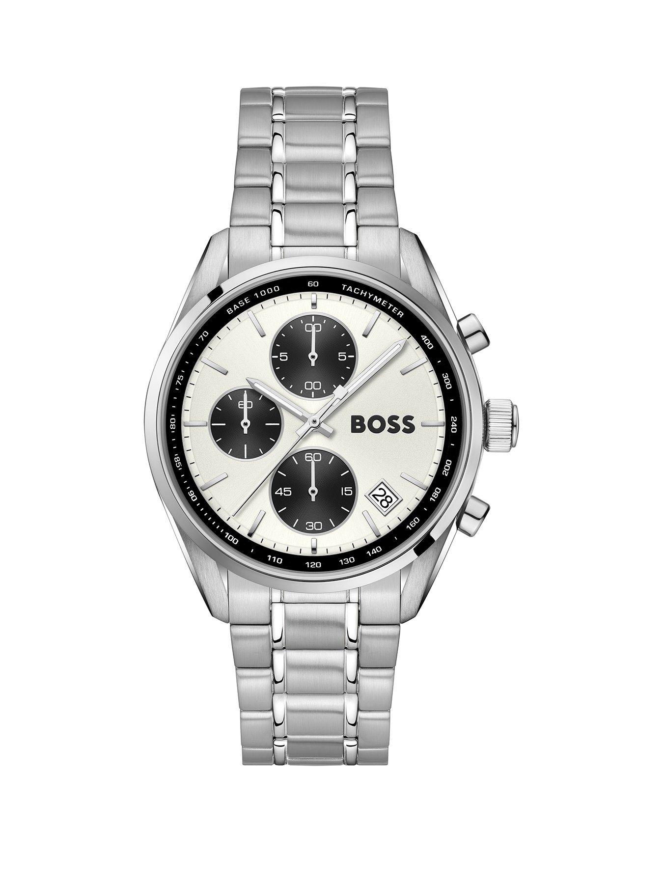 BOSS Gents BOSS Grand Prix Touring Stainless Steel Bracelet Watch
