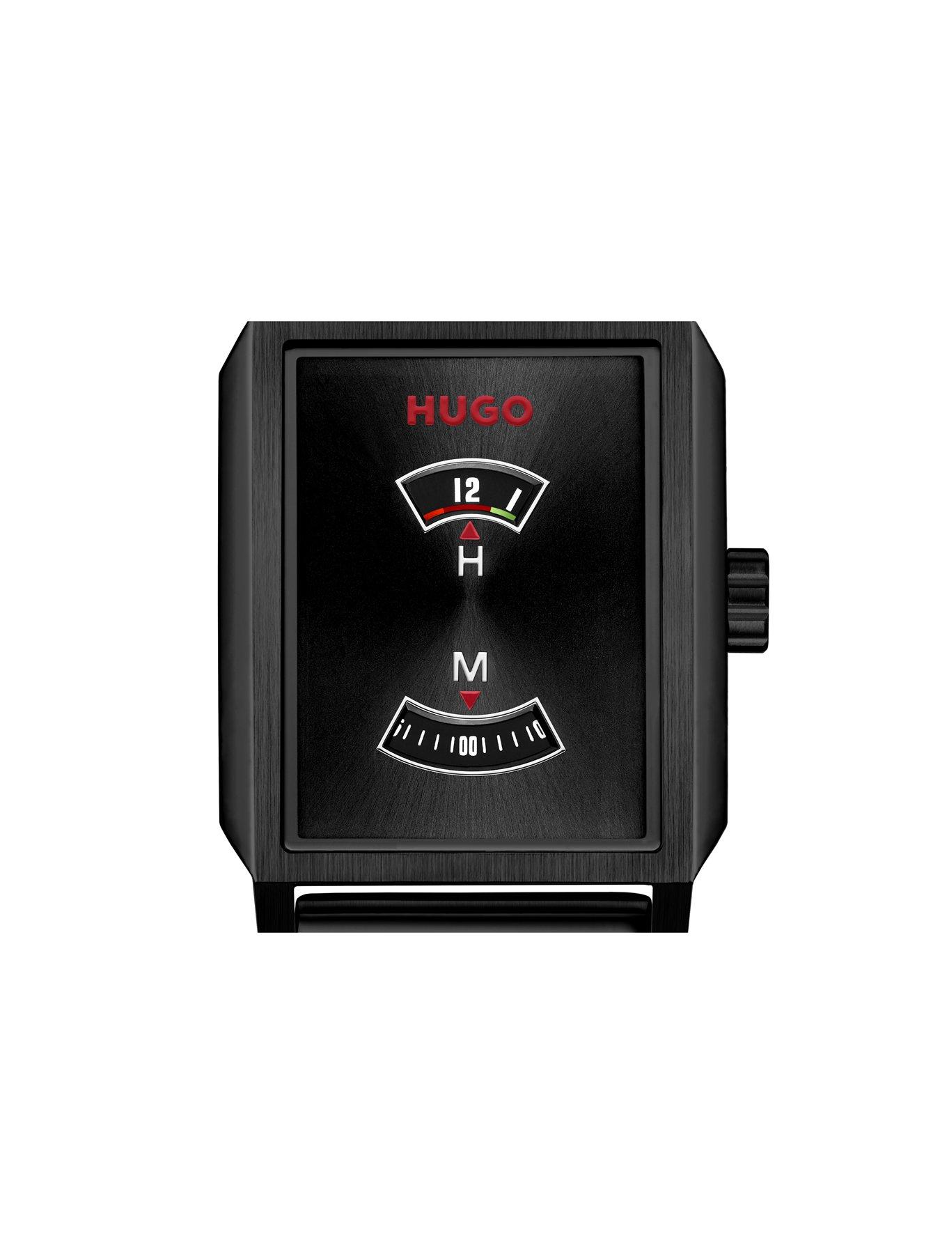 Image 2 of 7 of HUGO Steeze Undercover Black PVD Mesh Bracelet Watch