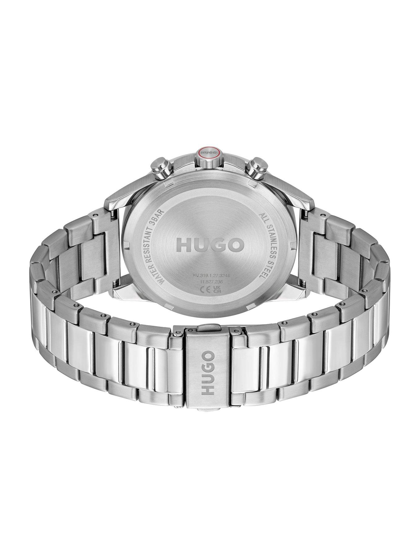 Image 4 of 8 of HUGO Gents HUGO #DRIFT Blue Dial and Stainless Steel Multifunction  Watch