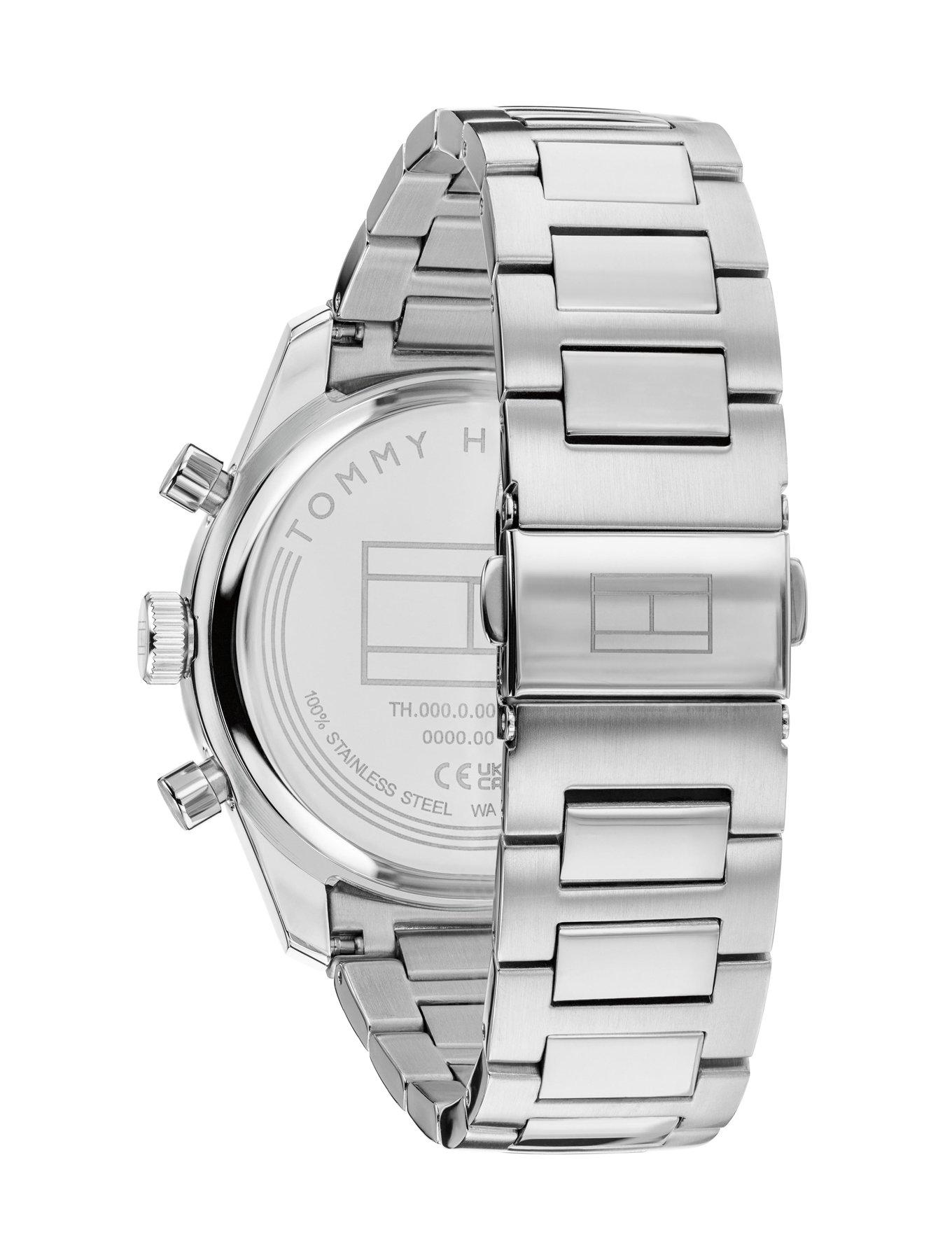 Image 3 of 4 of Tommy Hilfiger Men's Blue Dial  Stainless Steel Watch