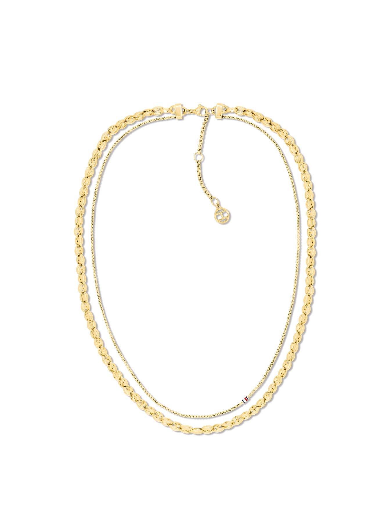 Image 3 of 3 of Tommy Hilfiger Women's Gold Layered Necklace