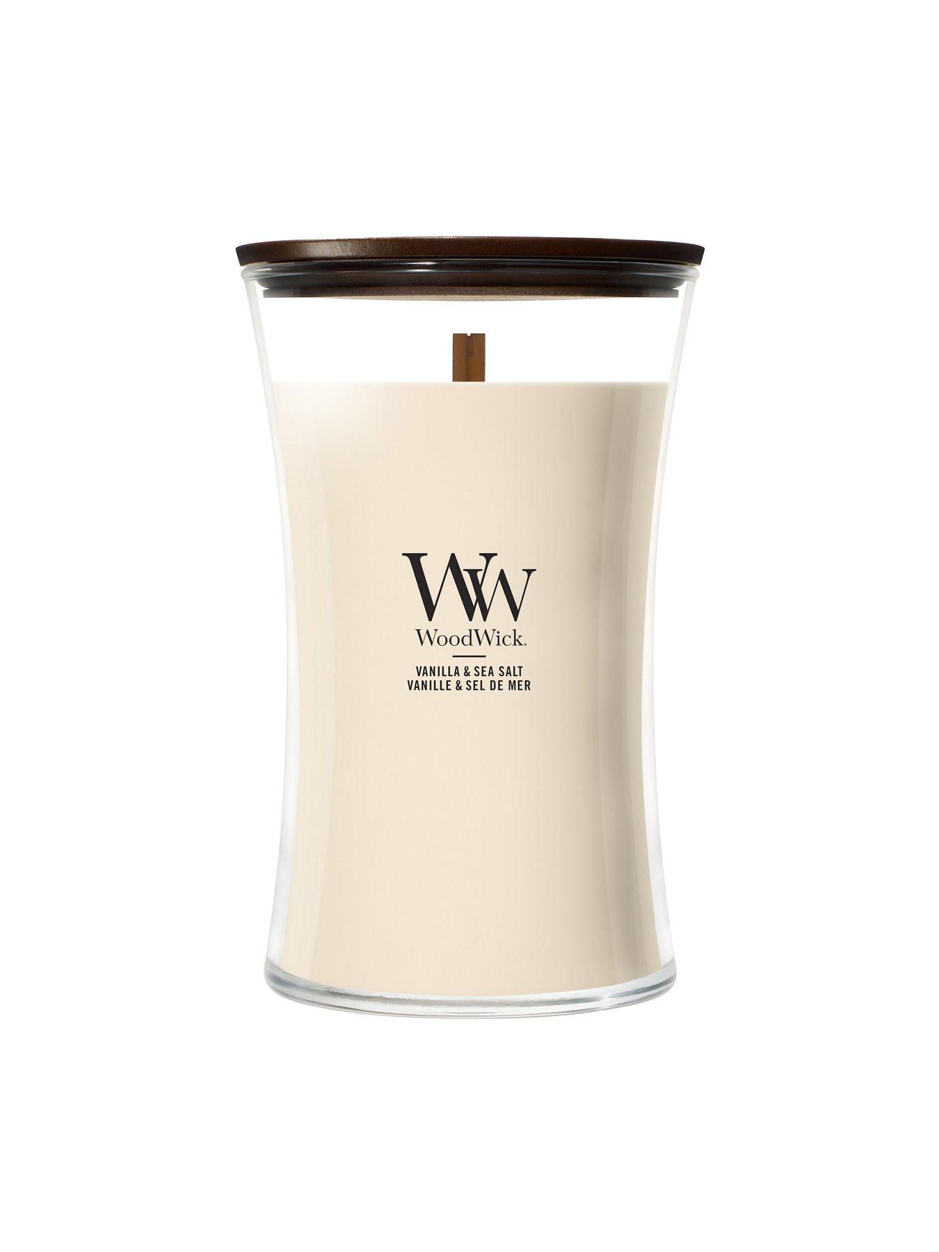 Image 1 of 8 of Yankee Candle Woodwick Large Jar - Vanilla And Salt
