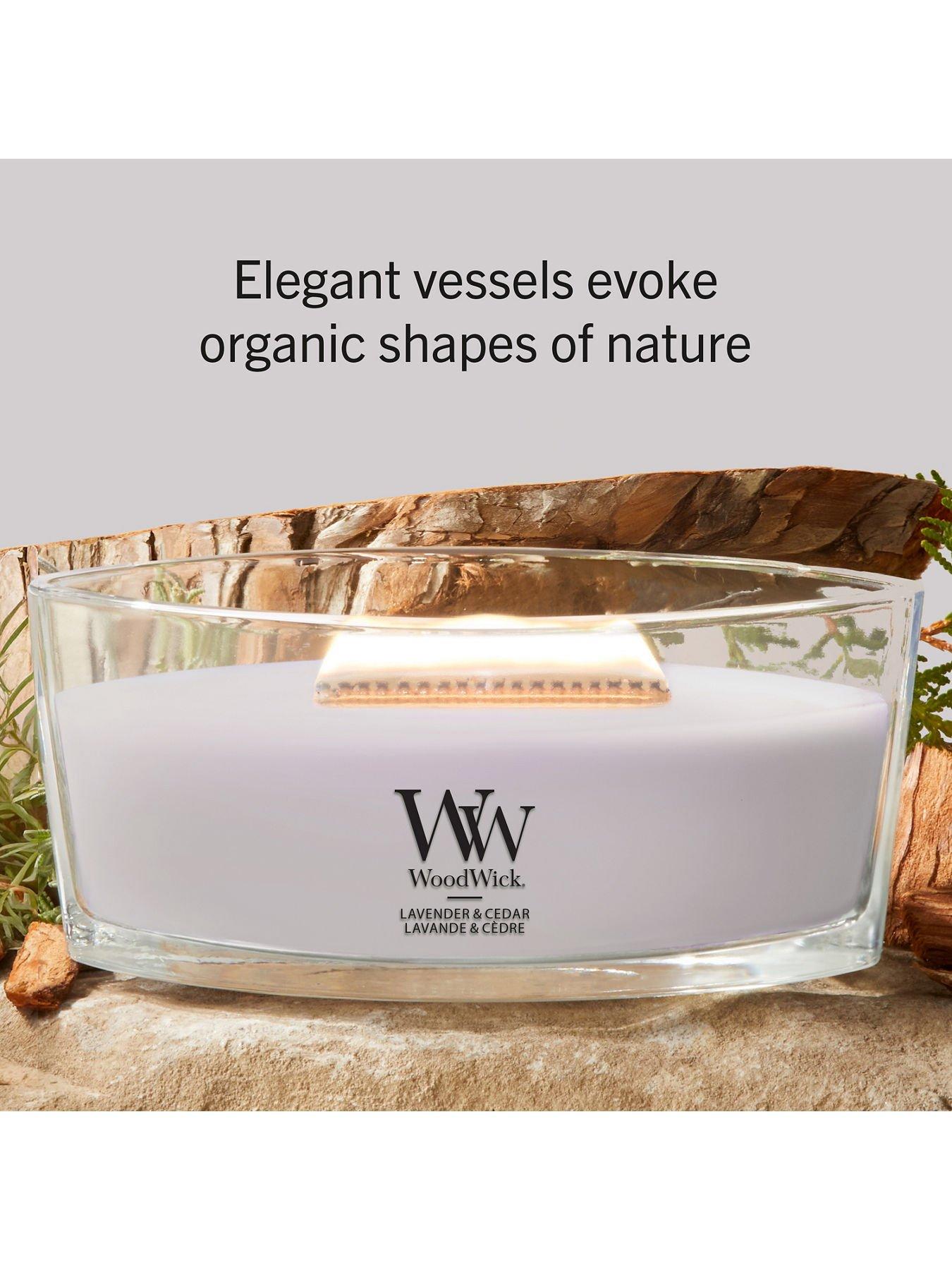 Image 4 of 8 of Yankee Candle Woodwick Ellipse Jar -  Lavendar And Cedar