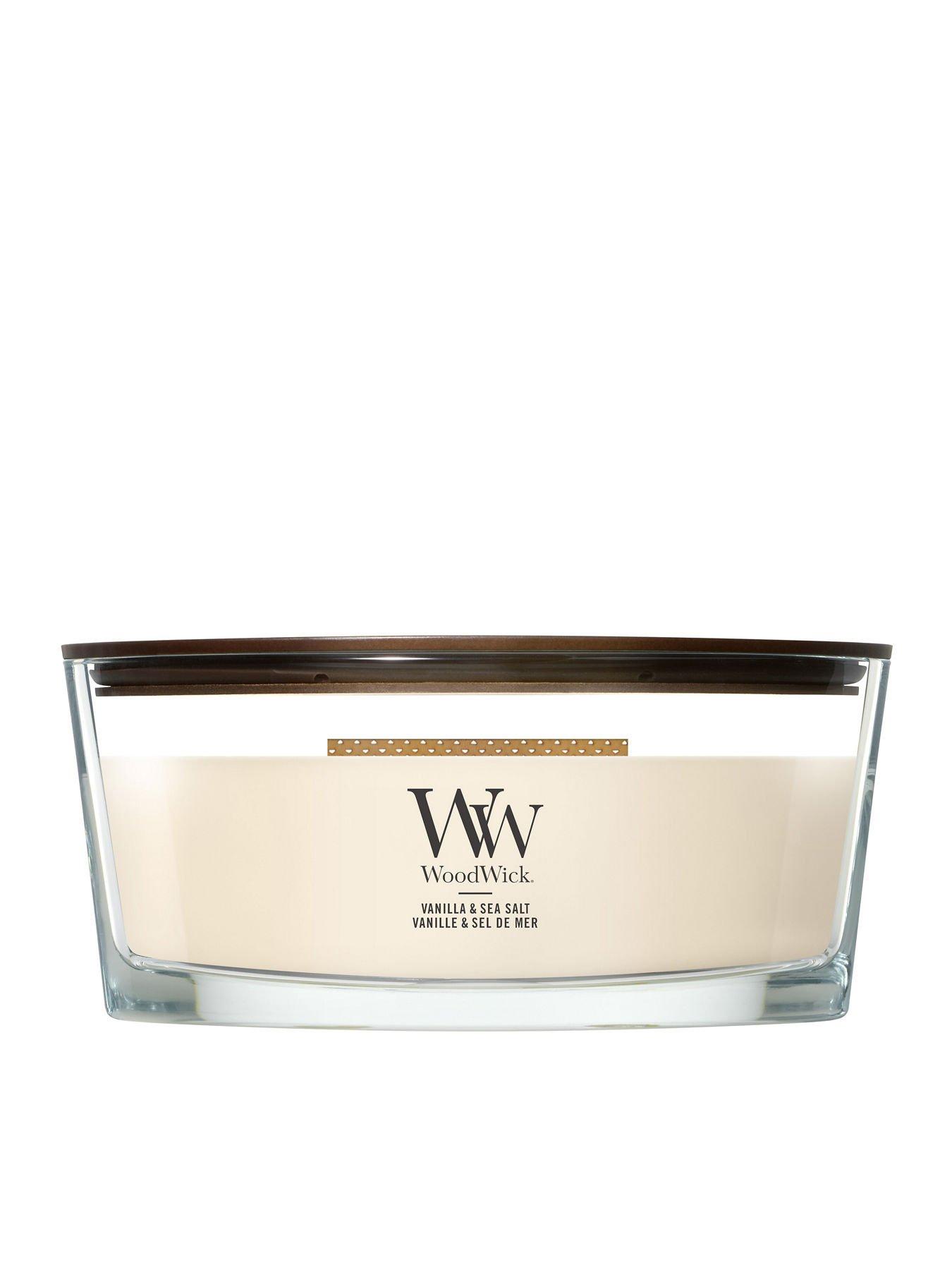 WoodWick Elipse Candle - Vanilla & Sea Salt