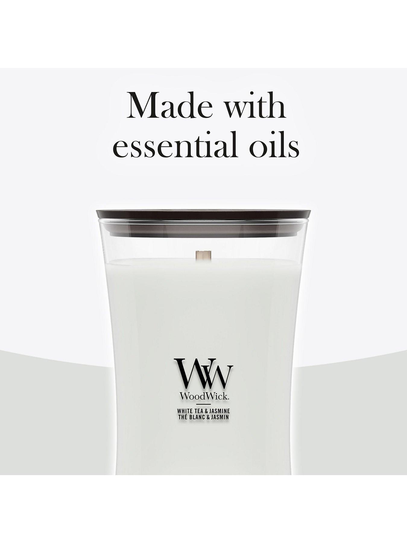 Image 3 of 8 of WoodWick Large Candle - White Tea & Jasmine
