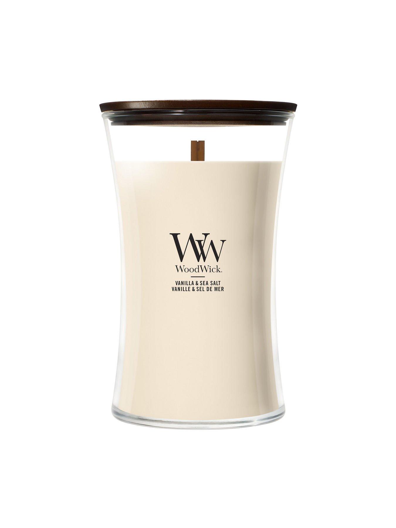WoodWick Large Candle - Vanilla & Sea Salt