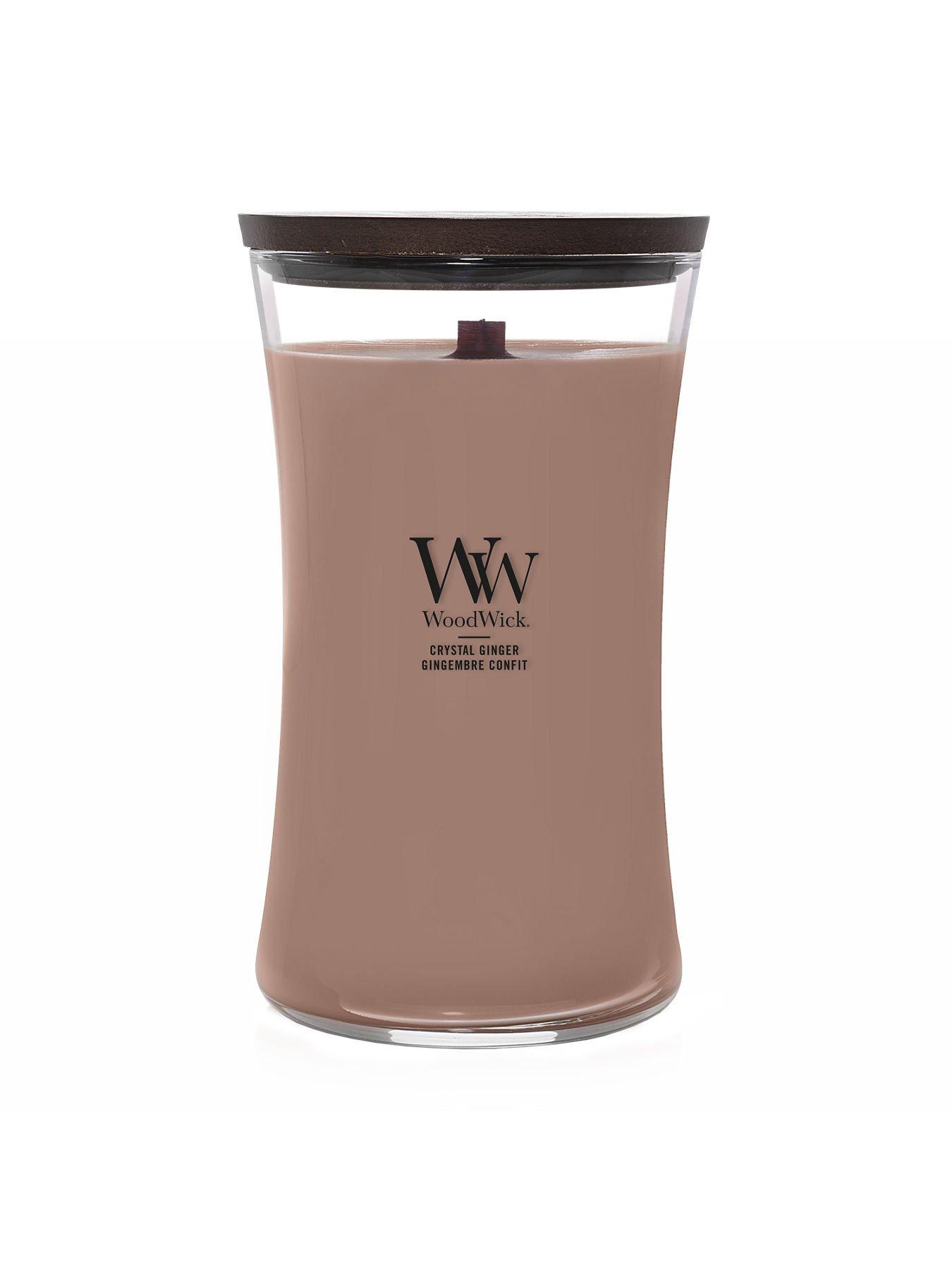 Image 1 of 4 of WoodWick Large Candle - Crystal Ginger