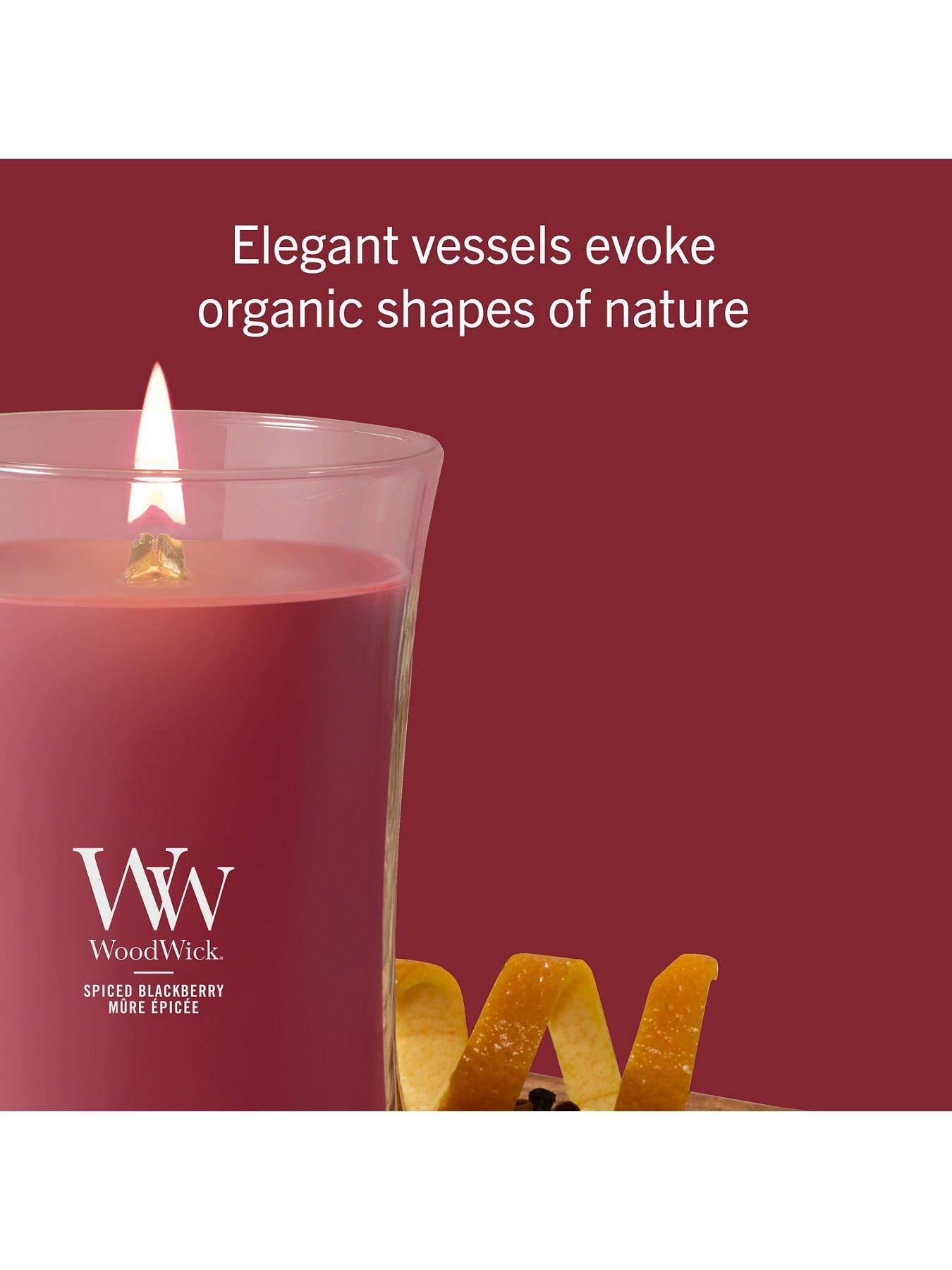 Image 4 of 7 of WoodWick Large Candle - Spiced Blackberry