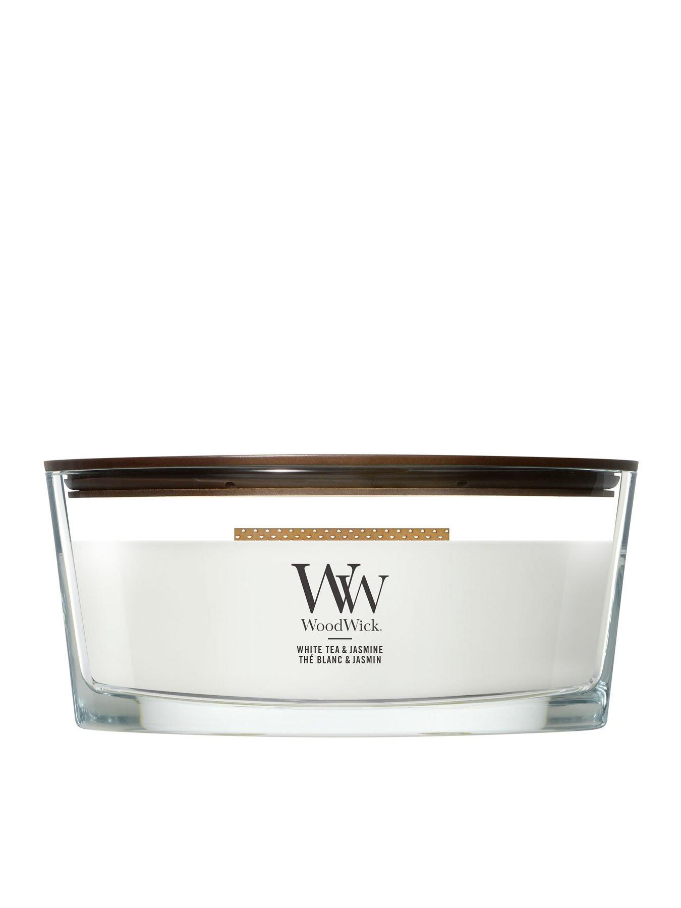 Image 1 of 7 of WoodWick Elipse Candle - White Tea & Jasmine
