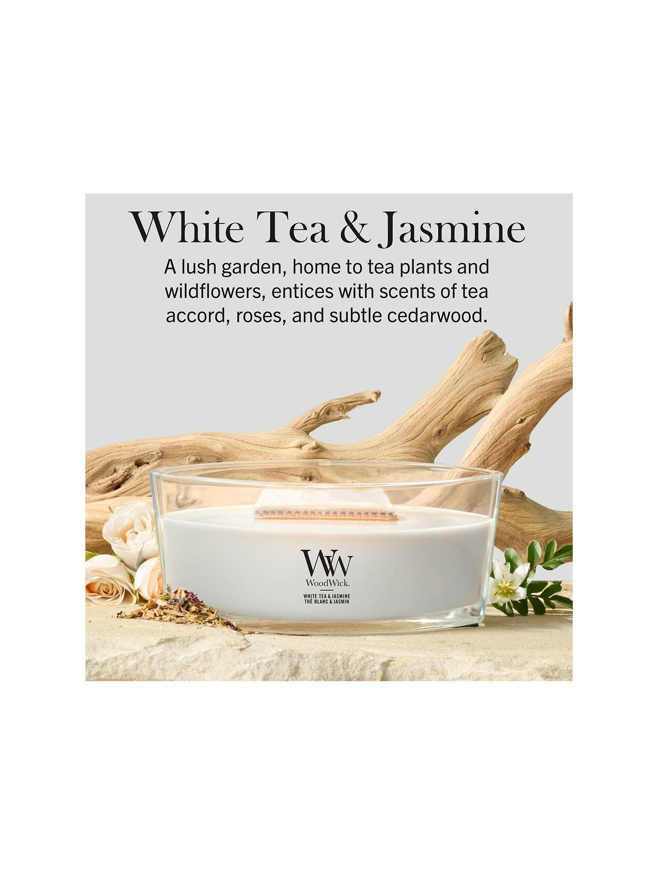 Image 2 of 7 of WoodWick Elipse Candle - White Tea & Jasmine