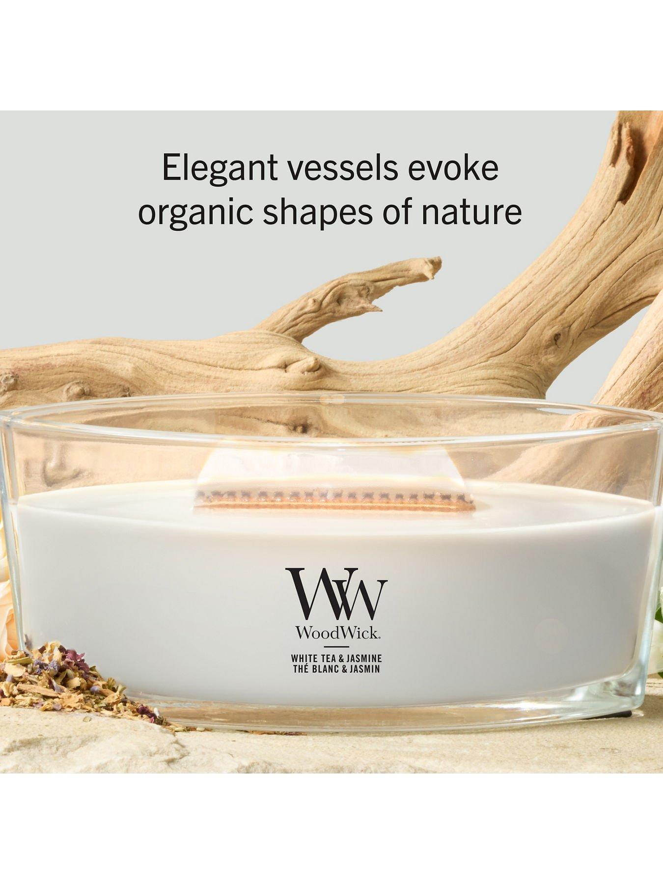 Image 4 of 7 of WoodWick Elipse Candle - White Tea & Jasmine