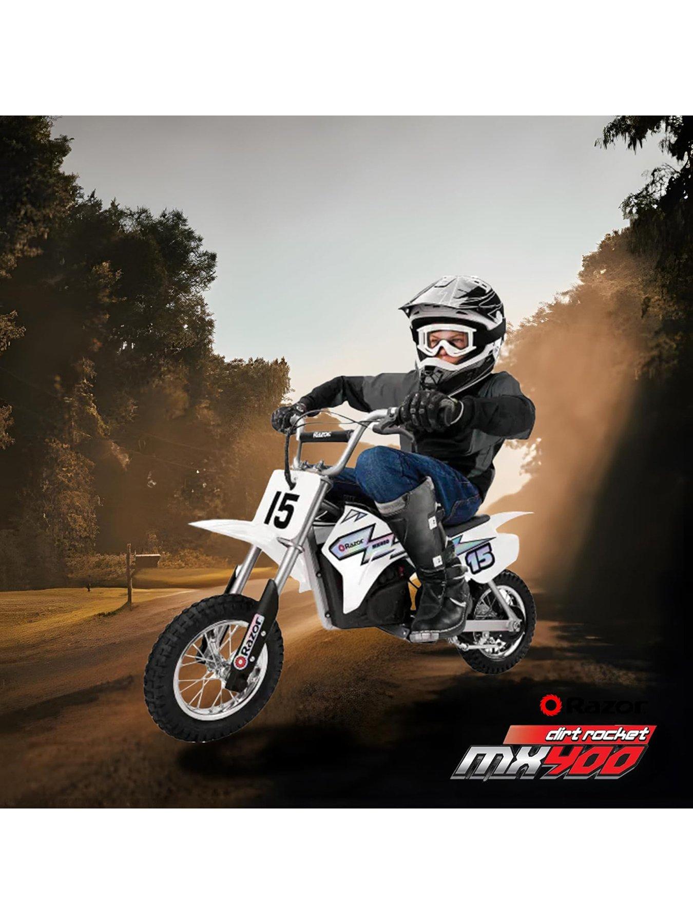 Image 6 of 7 of Razor Dirt Rocket MX400 24 Volt - White