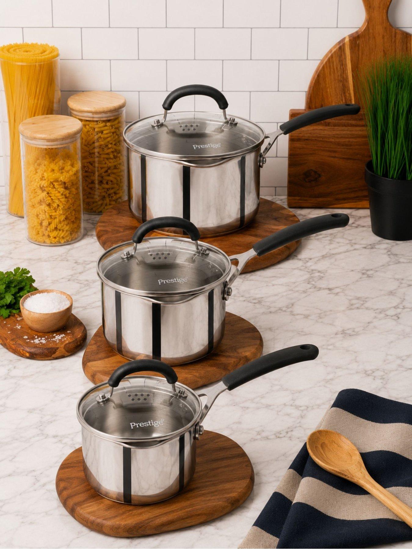 Prestige Prestige Made To Last Stainless Steel 3pce Set (16,18  &  20cm S/pans)
