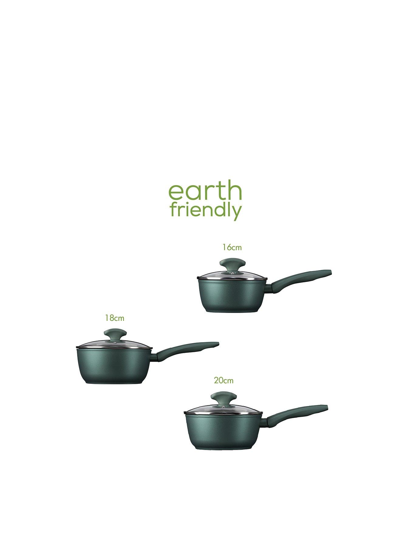 Image 2 of 8 of Prestige Earth Friendly Saucepan Set, 3 Piece (16,18 &amp; 20cm saucepans)