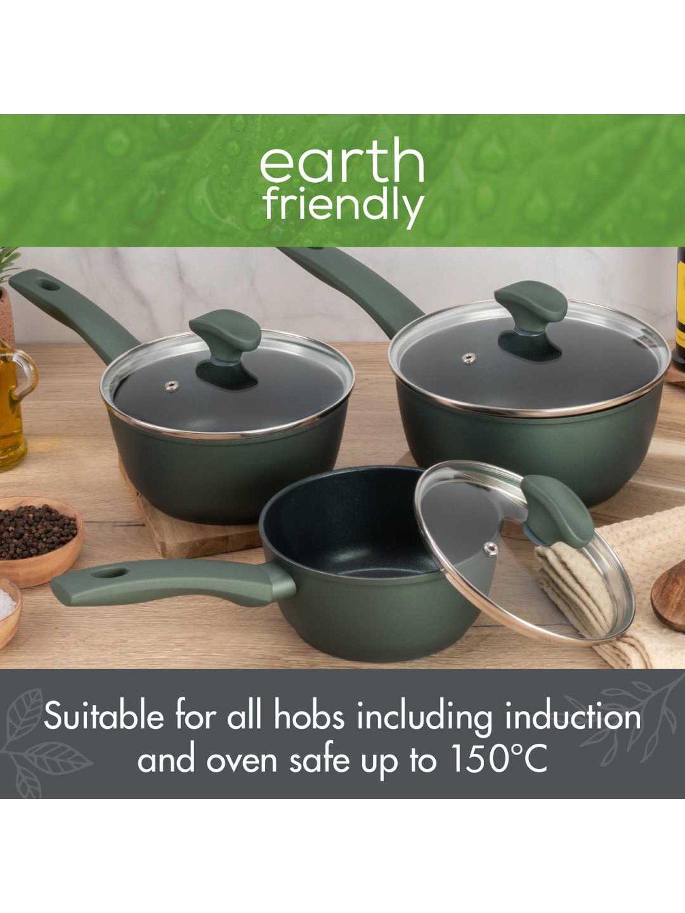 Image 4 of 8 of Prestige Earth Friendly Saucepan Set, 3 Piece (16,18 &amp; 20cm saucepans)