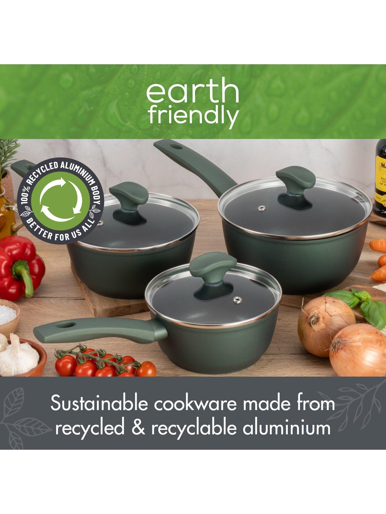 Image 7 of 8 of Prestige Earth Friendly Saucepan Set, 3 Piece (16,18 &amp; 20cm saucepans)