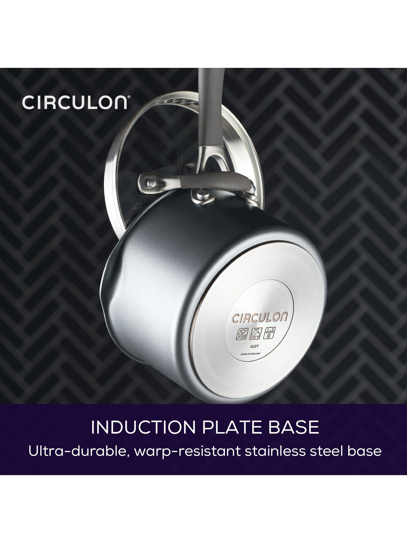 Image 6 of 8 of Circulon Scratchdefense A1 Series Straining Saucepan, 16cm/1.8l