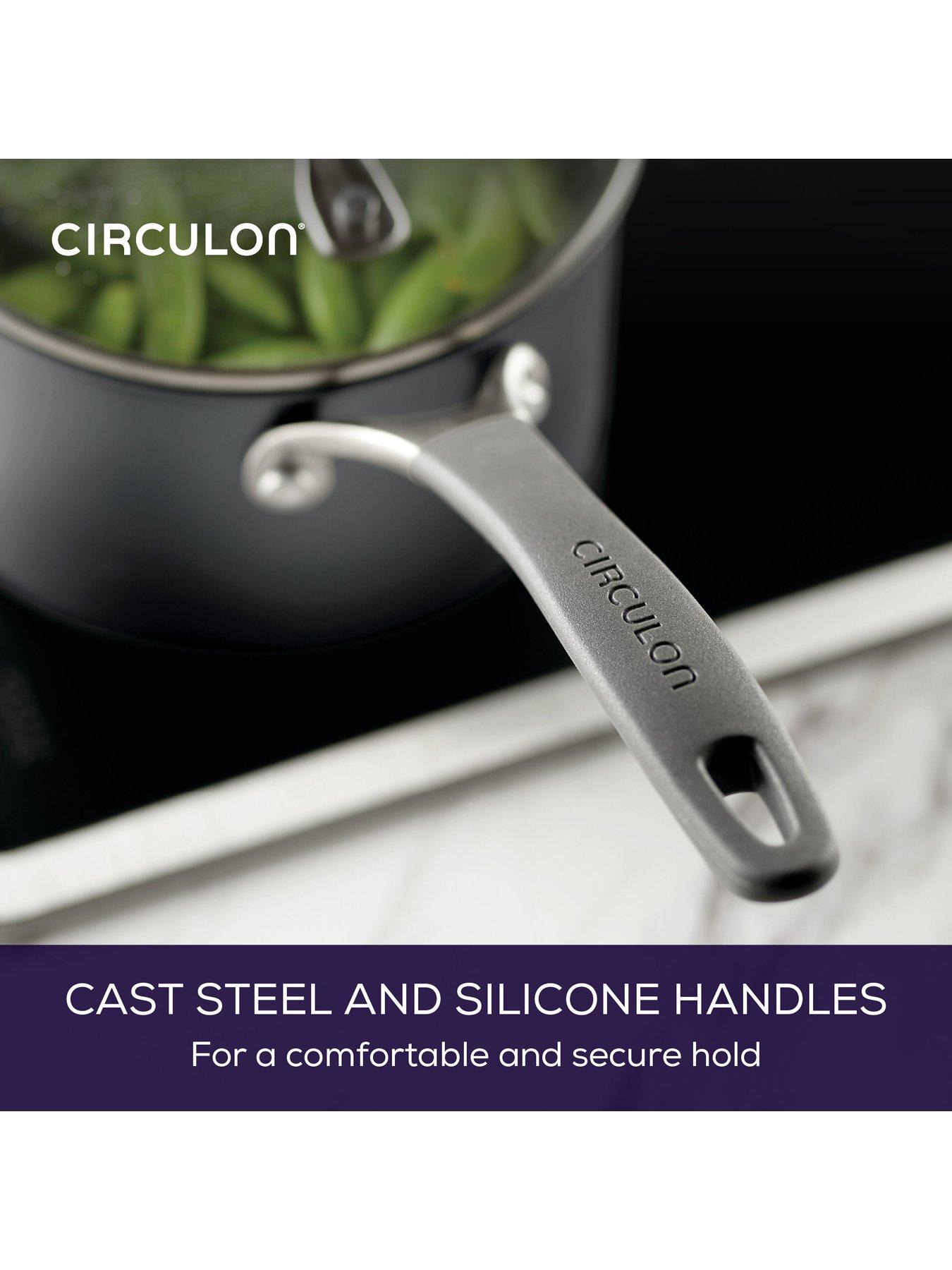 Image 7 of 8 of Circulon Scratchdefense A1 Series Straining Saucepan, 16cm/1.8l