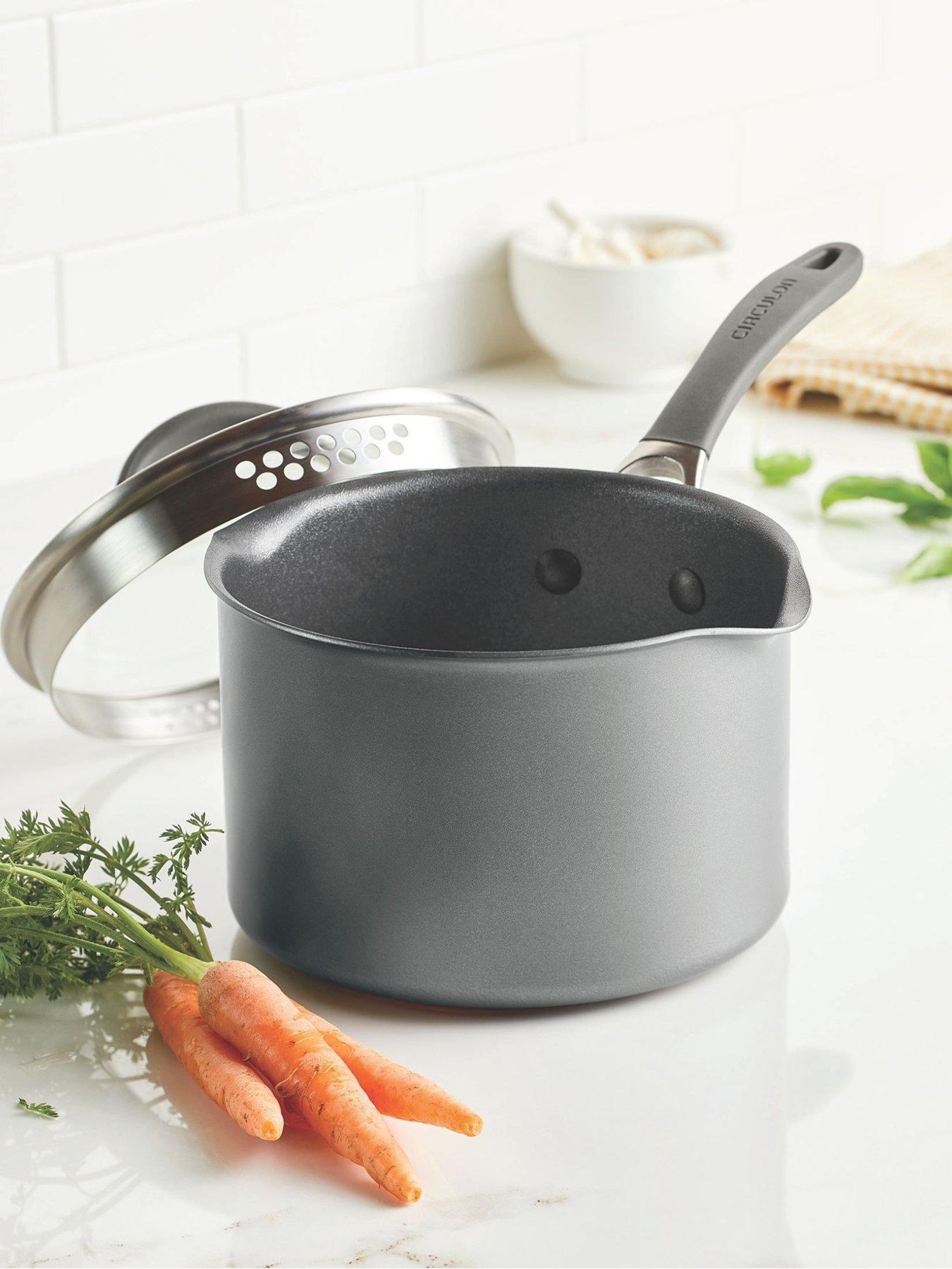 Circulon Circulon Scratchdefense A1 Series Straining Saucepan, 18cm/2.8l