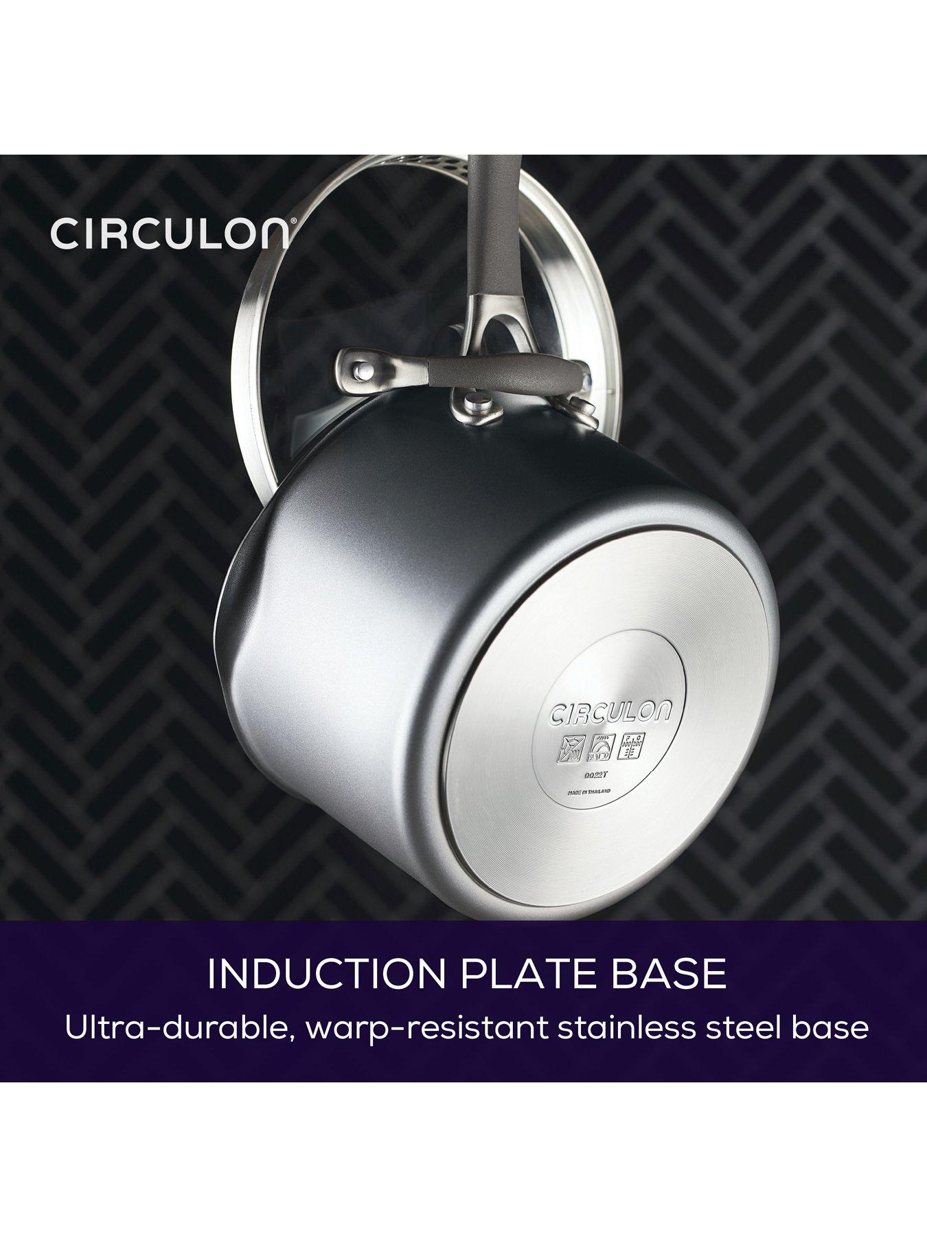 Image 6 of 8 of Circulon Scratchdefense A1 Series Straining Saucepan, 18cm/2.8l
