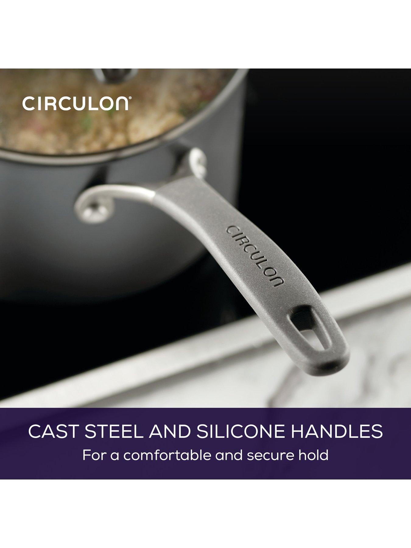Image 7 of 8 of Circulon Scratchdefense A1 Series Straining Saucepan, 18cm/2.8l