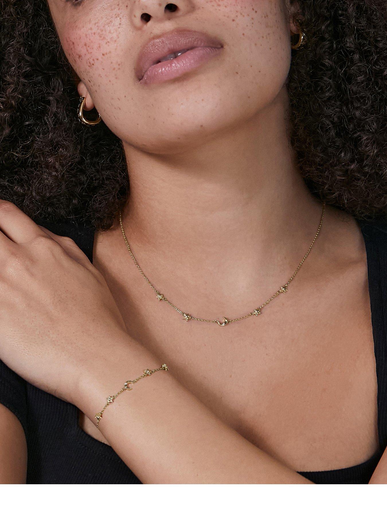 Image 1 of 6 of Olivia Burton Gold IP Celestial Chain Bracelet