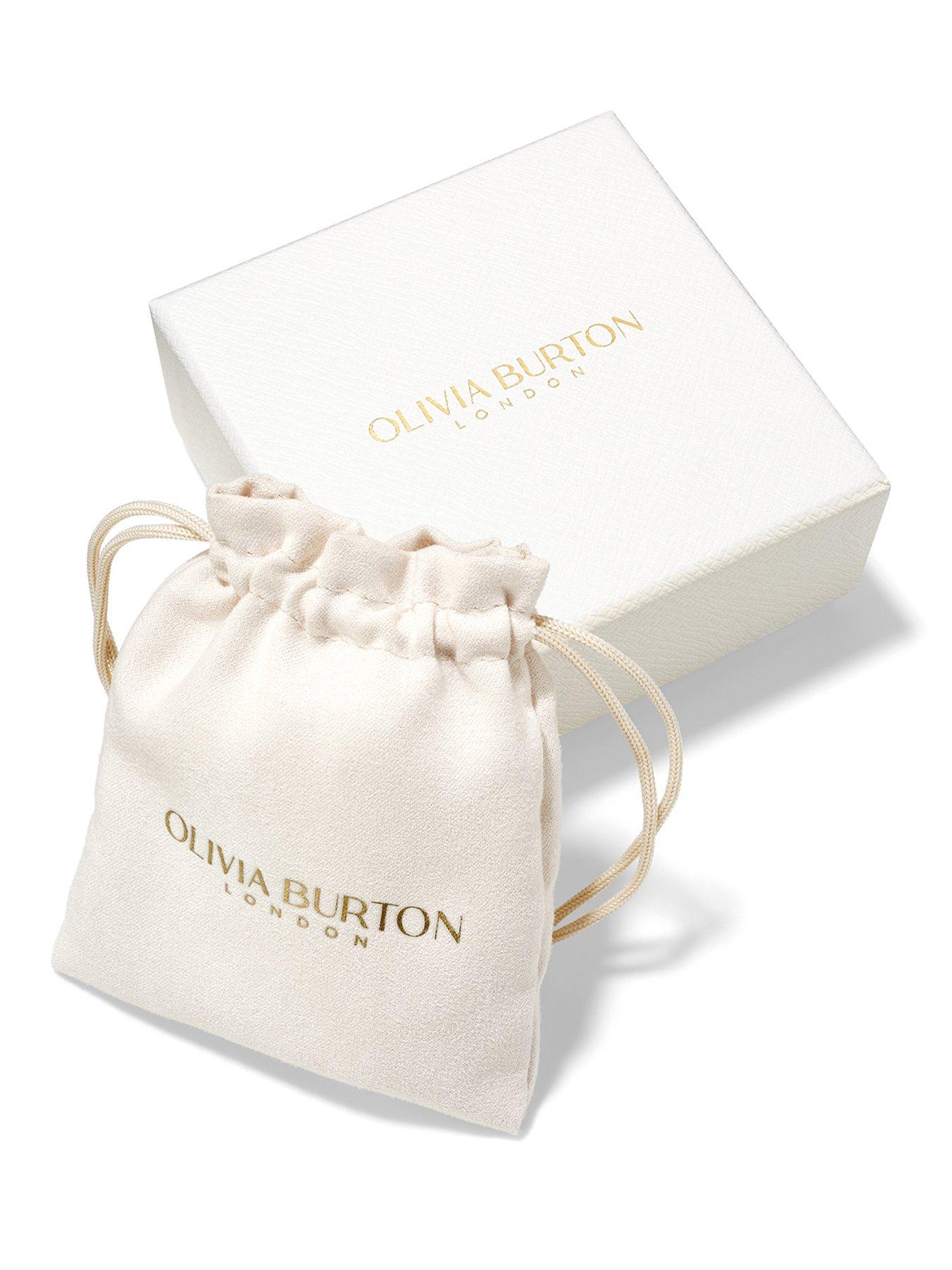 Image 6 of 7 of Olivia Burton Gold IP Lock Heart Toggle Bracelet