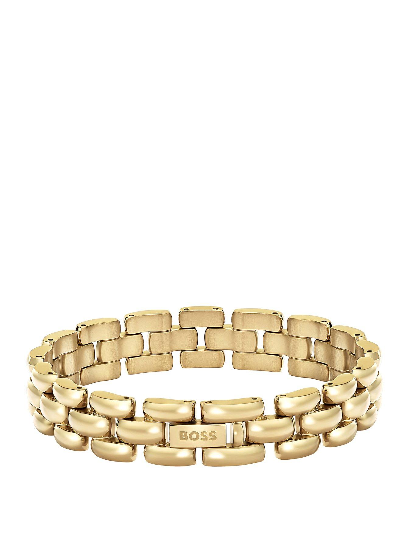 BOSS Ladies BOSS Violet Light Yellow Gold PVD Bracelet