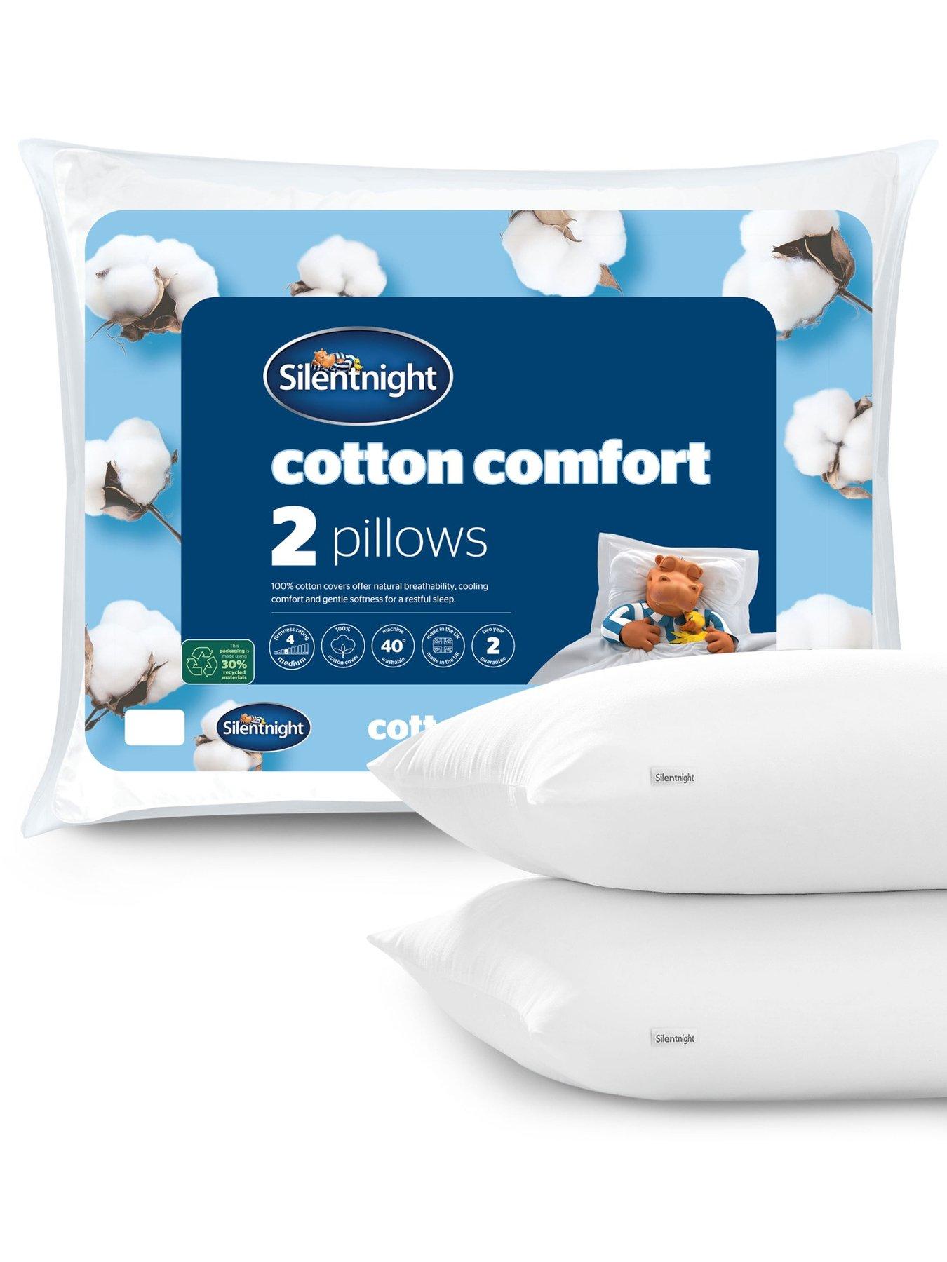 Silentnight Cotton Comfort Pillow Pair