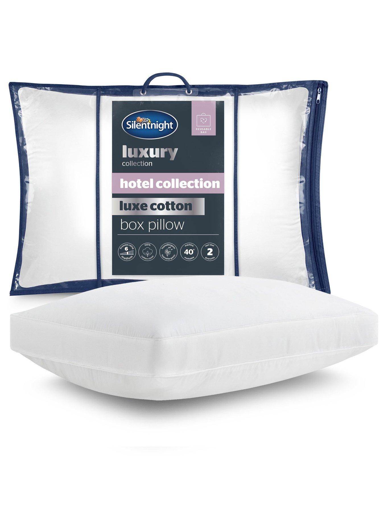 Silentnight Hotel Collection Luxe Cotton Box Pillow