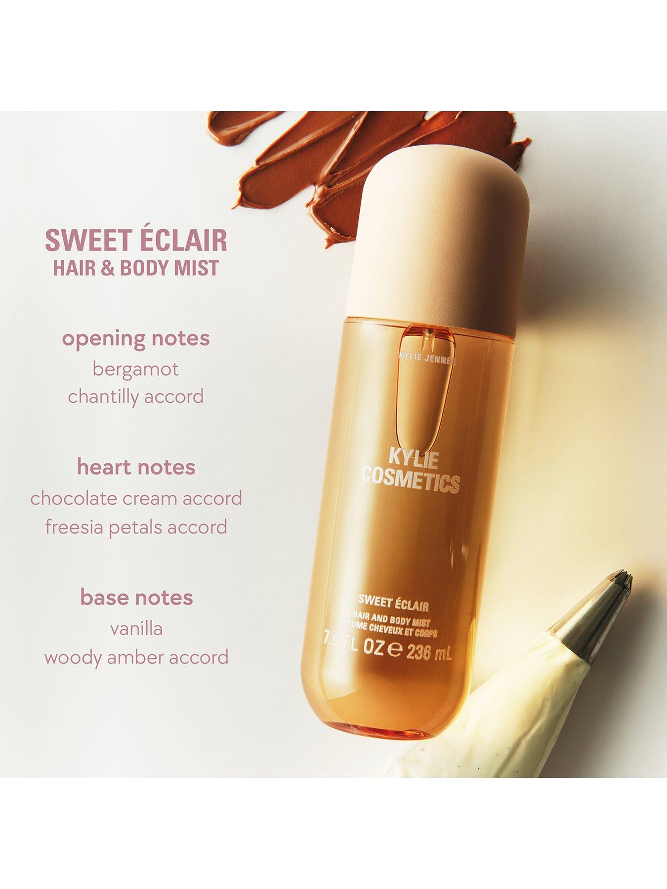 Image 3 of 7 of Kylie Cosmetics Sweet eclair Hair &amp; Body Mist, 100ml