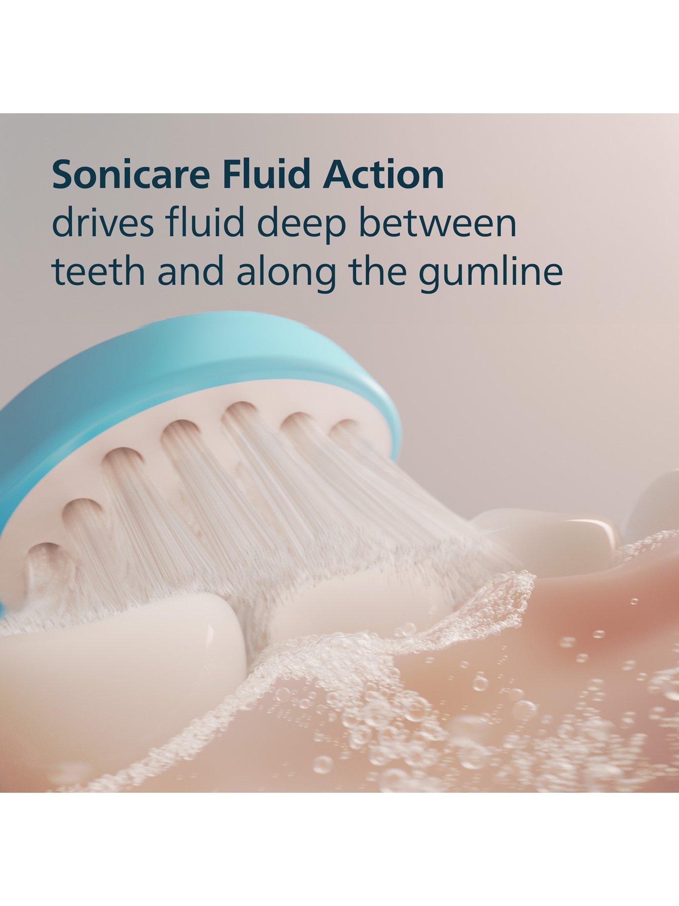 Image 5 of 7 of Philips Philips Sonicare for Kids Electric Toothbrush Children 3+, 2 Gentle Modes, 2-Minute Sound Timer, 2 Mini Brush Heads, Teal HX6500/23