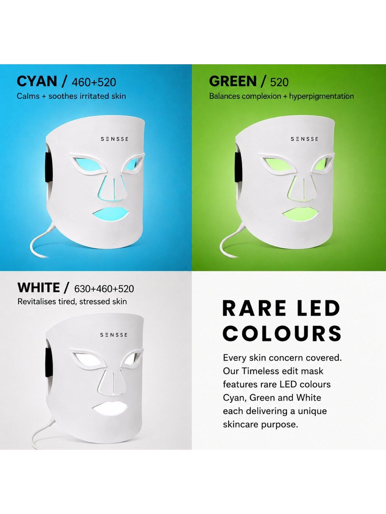 Image 4 of 7 of Sensse Timeless LED Face Mask Gift Set Grey