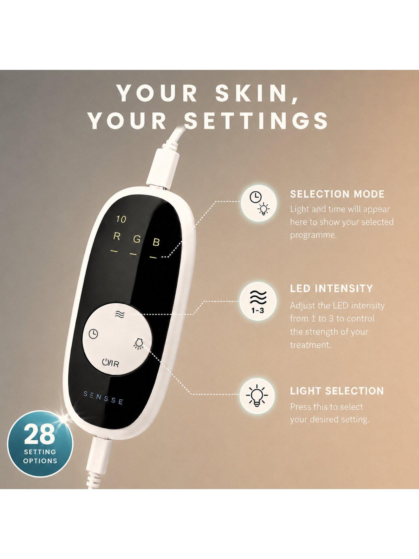 Image 7 of 7 of Sensse Timeless LED Face Mask Gift Set Grey