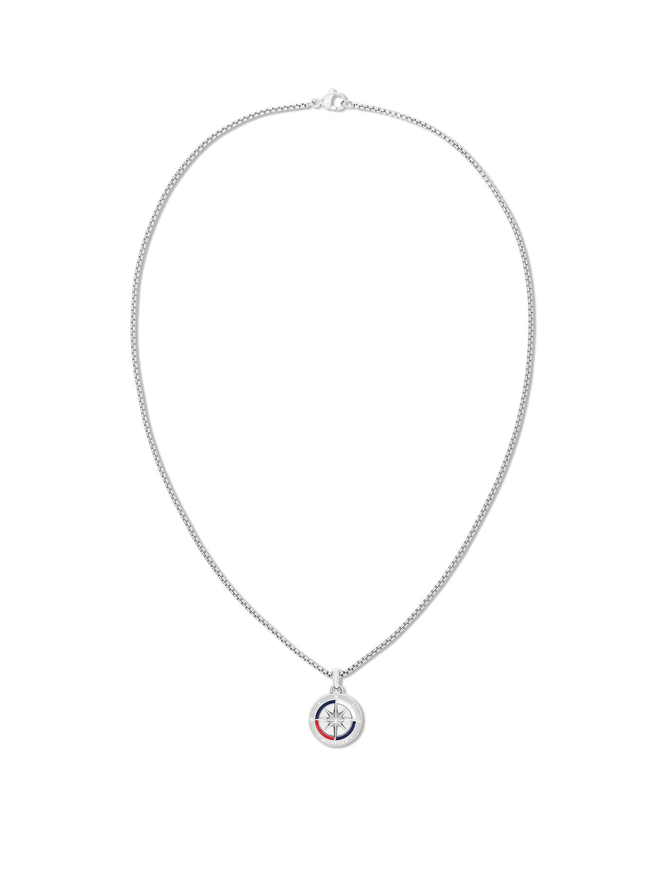 Tommy Hilfiger Tommy Hilfiger Men's Stainless Steel Pendant Necklace