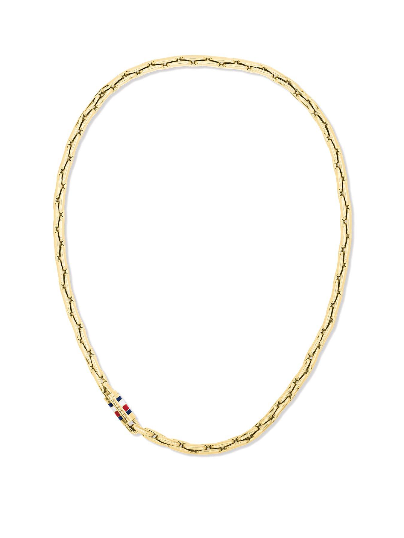 Tommy Hilfiger Men's Gold Plated Chain Necklace