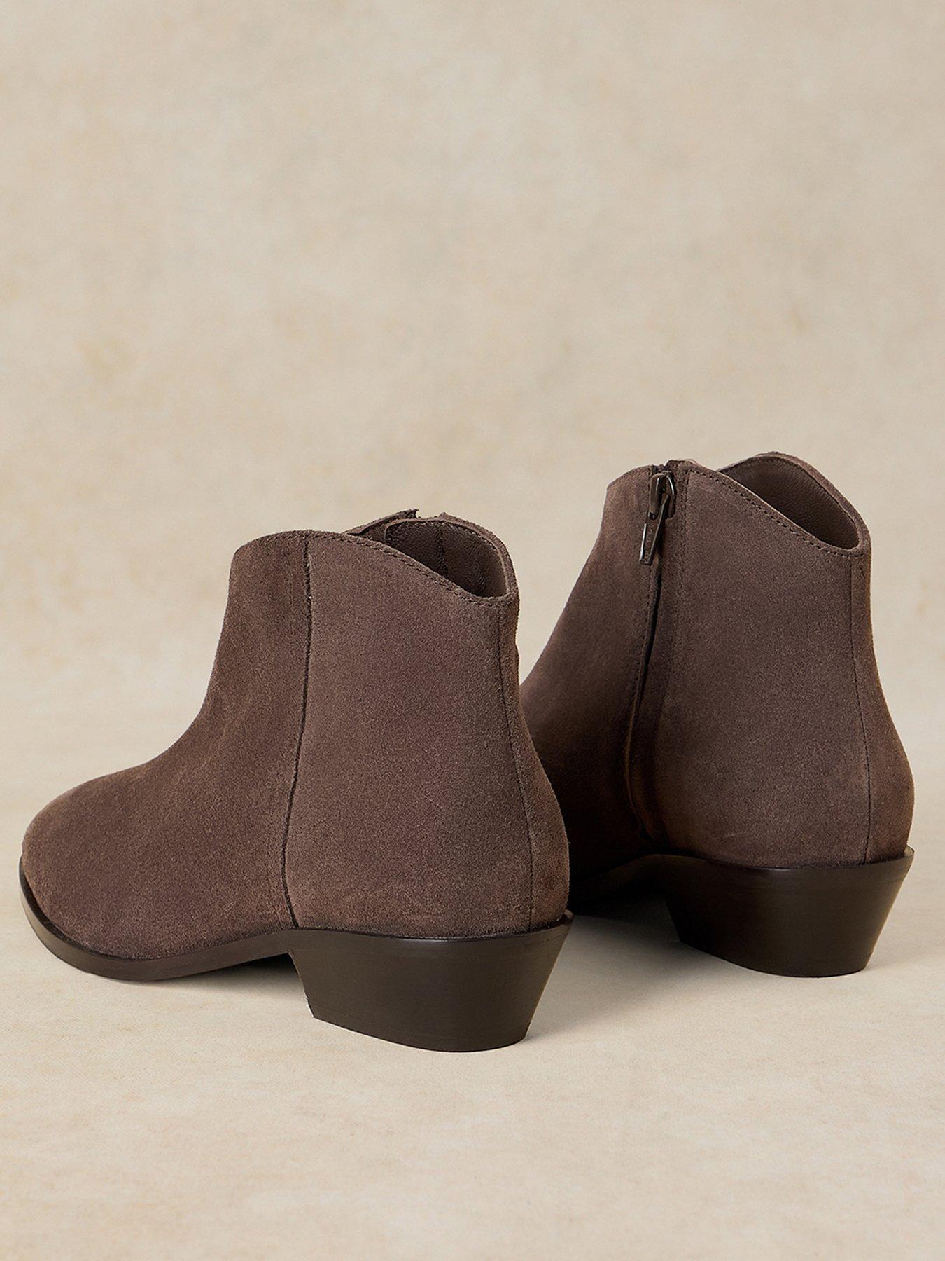 Image 3 of 3 of White Stuff Mae Suede Ankle Boot - Dark Grey