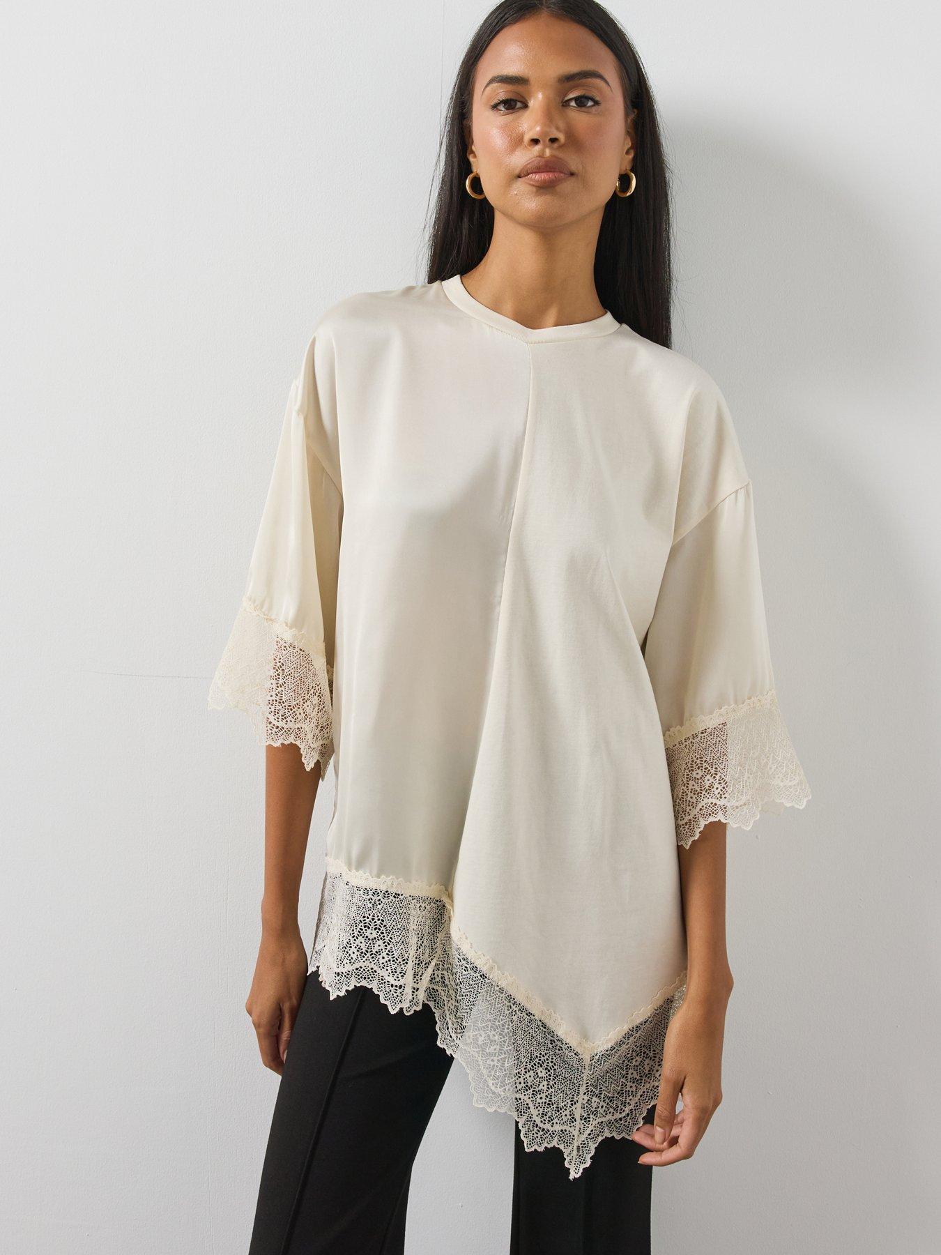 AllSaints Lenny Lace Tee