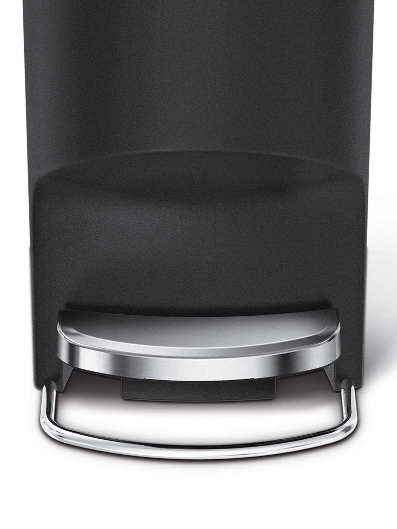 Image 5 of 7 of Simplehuman 40L Plastic Slim Pedal Bin With Liner Rim, Black