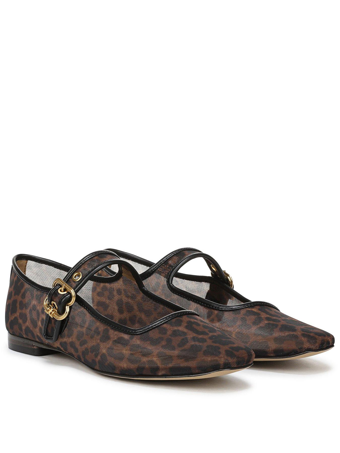 Image 2 of 7 of SAM EDELMAN Michaela Mesh Mary Jane Pump - Leopard Print