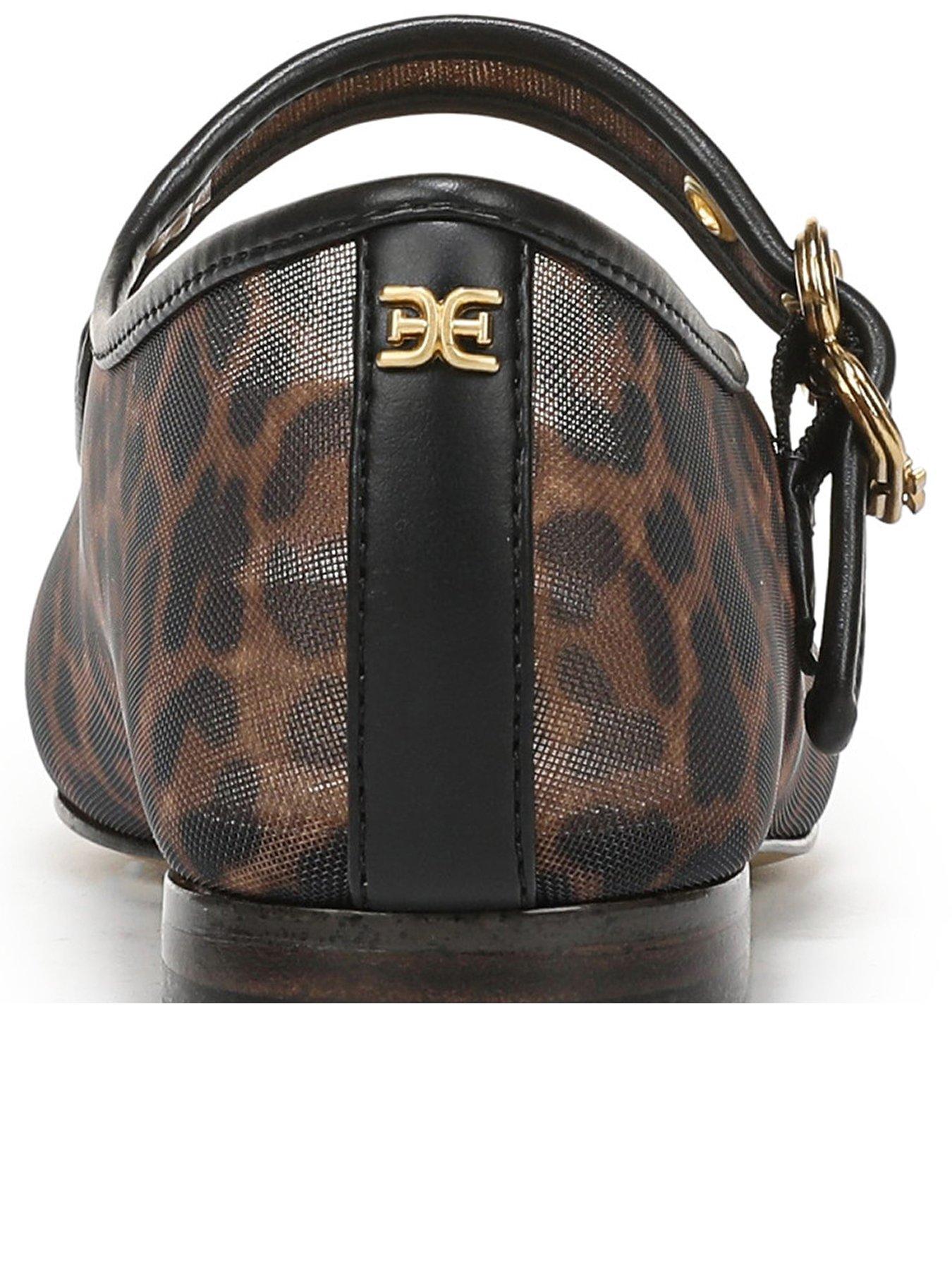 Image 4 of 7 of SAM EDELMAN Michaela Mesh Mary Jane Pump - Leopard Print