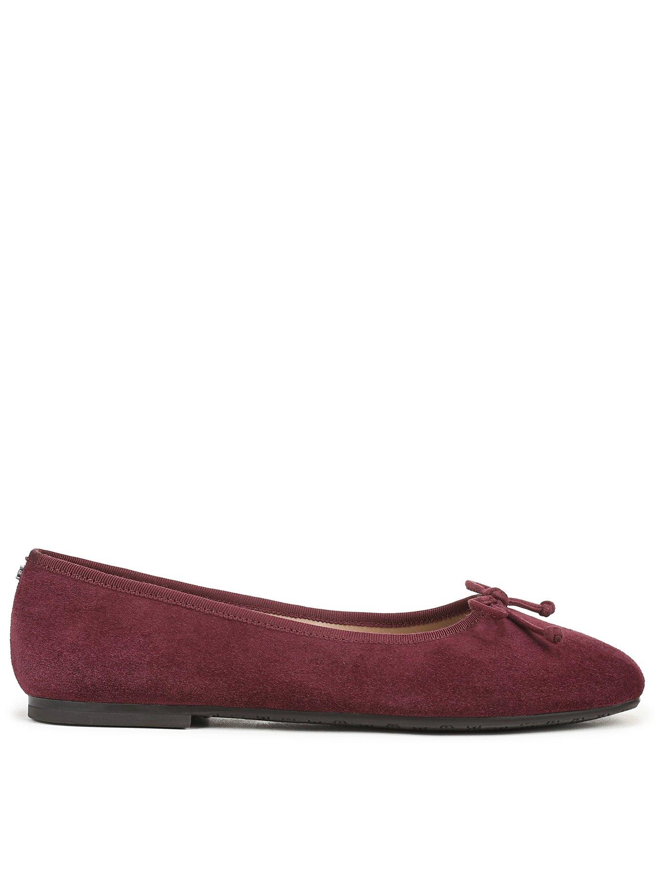 SAM EDELMAN Alie Ballet Flat Shoe - Red