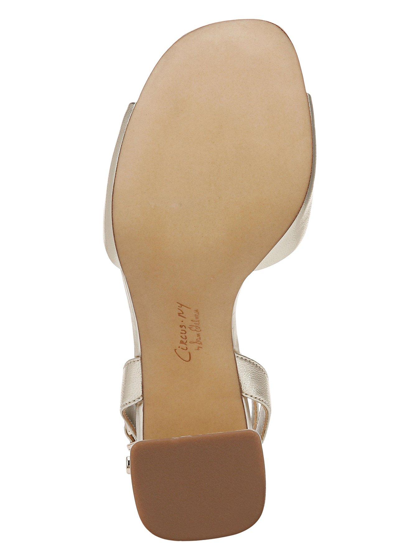 Image 5 of 5 of SAM EDELMAN Aria Ankle Strap Heeled Sandal - Gold