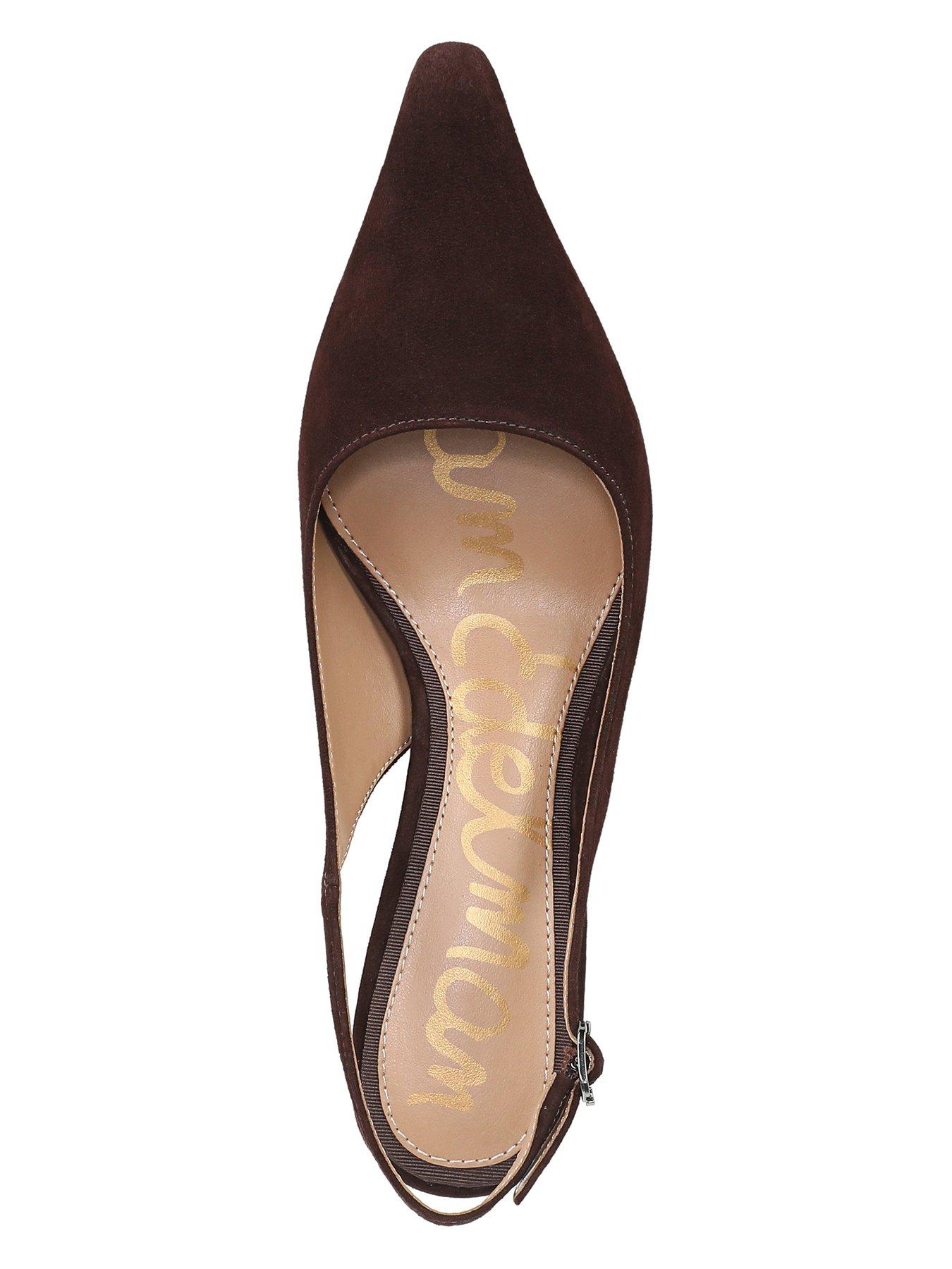Image 4 of 5 of SAM EDELMAN Bianka Sling Back Heeled Pump - Brown
